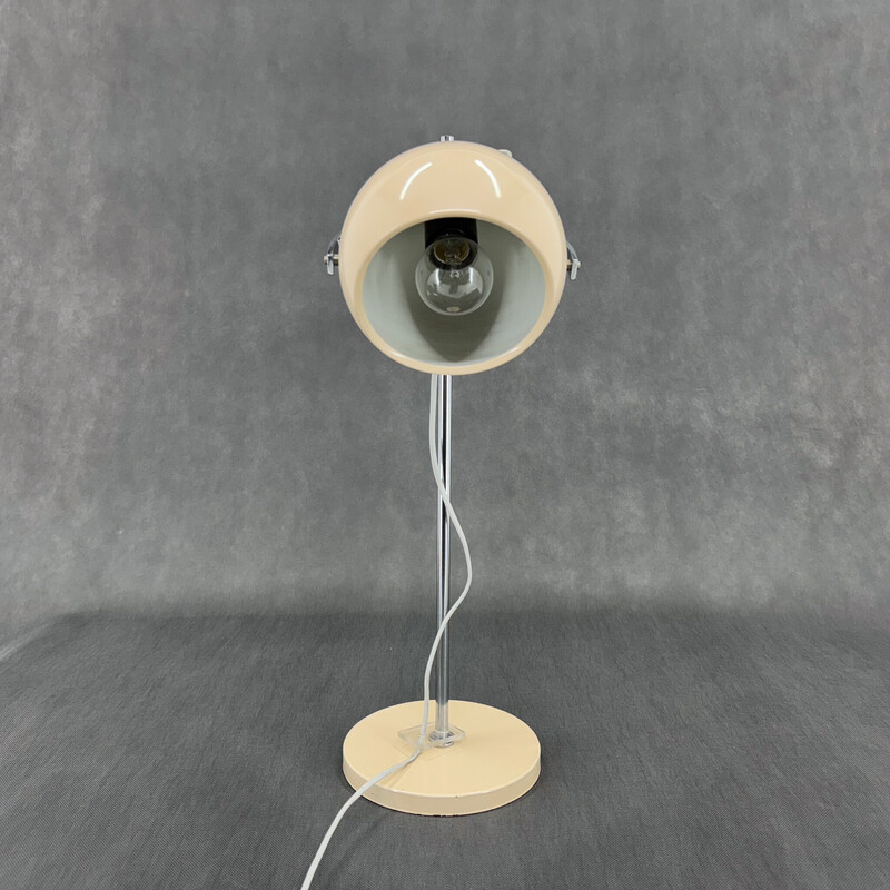 Vintage Space Age Eyeball adjustable table lamp, Italy 1960