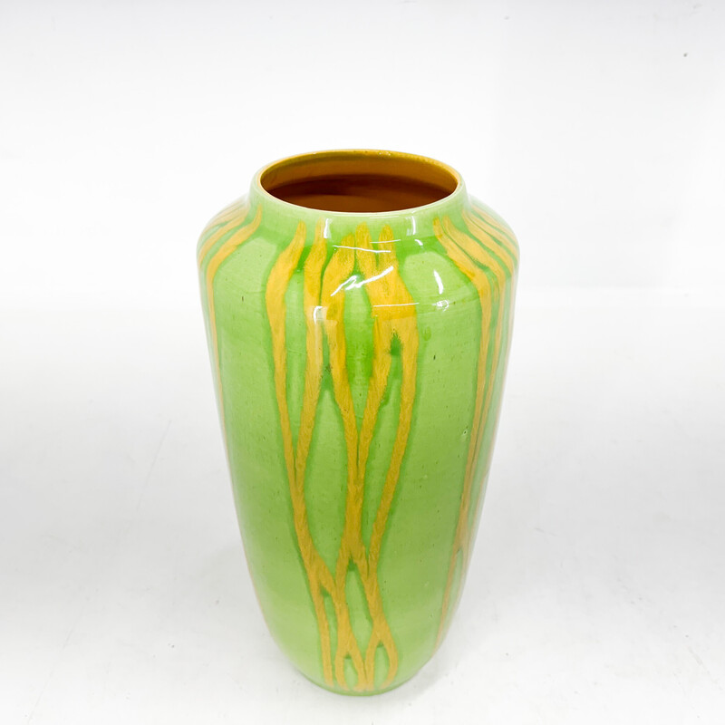 Vaso da terra in ceramica vintage di Scheurich Keramik, Germania 1970