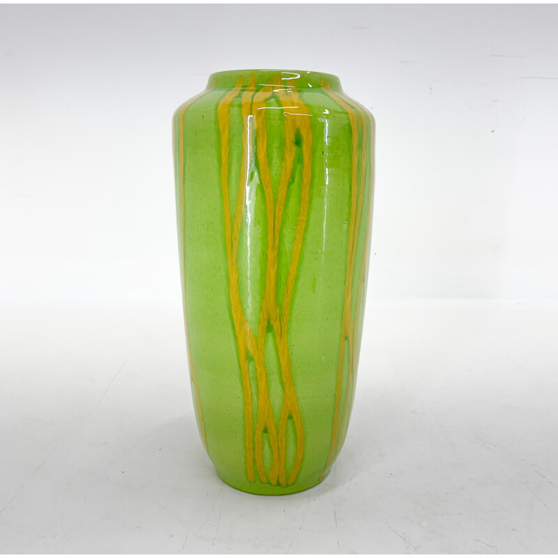 Vintage pottery floor vase by Scheurich Keramik, Germany 1970