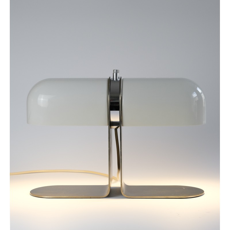 Lampe de table vintage par André Ricard pour Metalarte, Espagne 1973