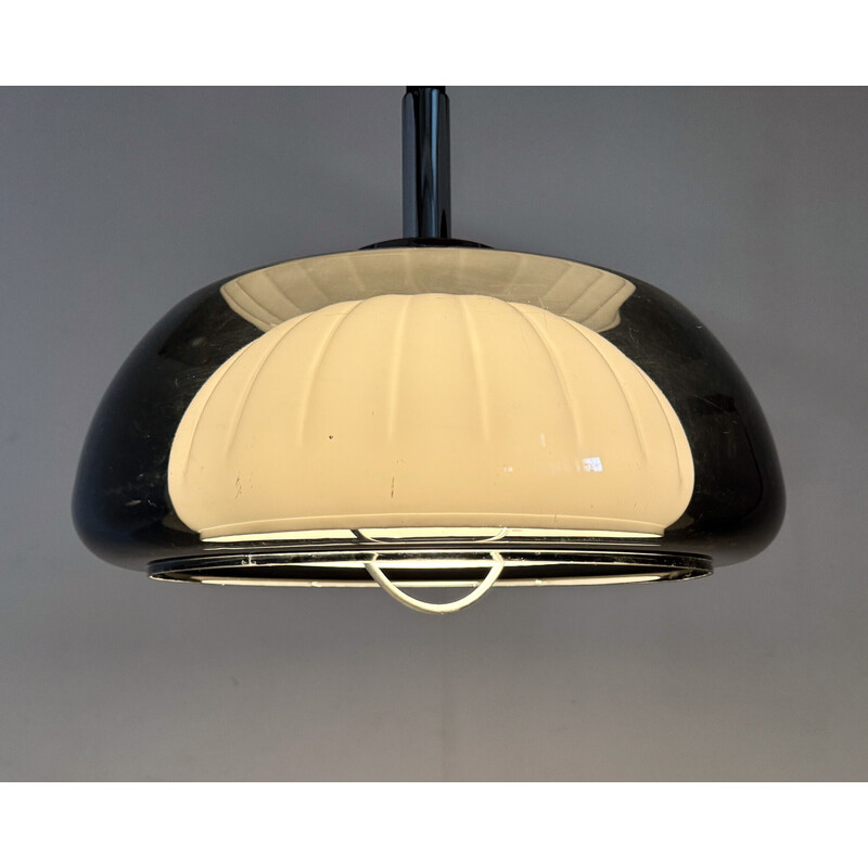 Vintage adjustable Space Age pendant lamp, Italy