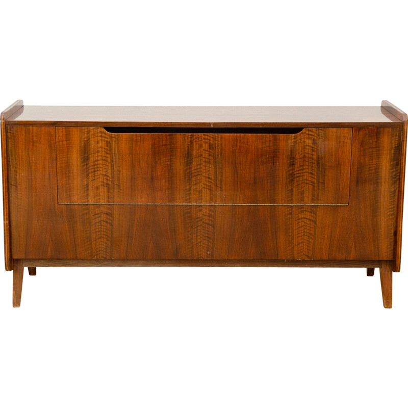 Vintage walnut chest of drawers by František Jirák for Tatra Nábytok, Czechoslovakia 1970