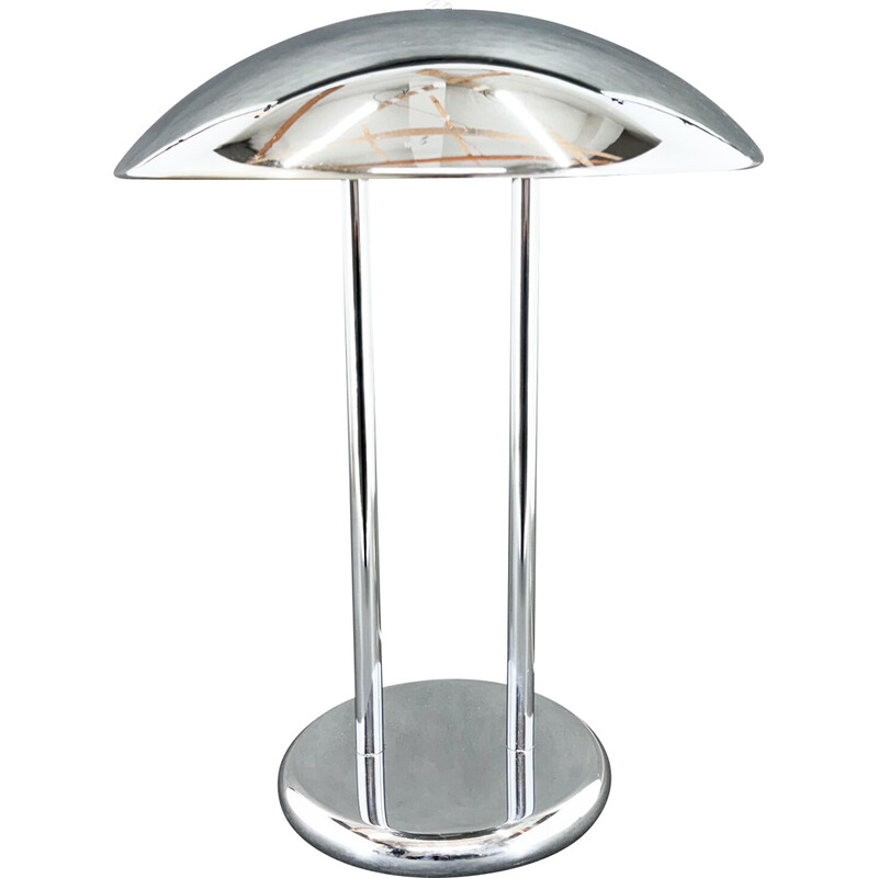 Vintage mushroom lamp in chrome steel by Robert Sonneman for Ikea, 1980