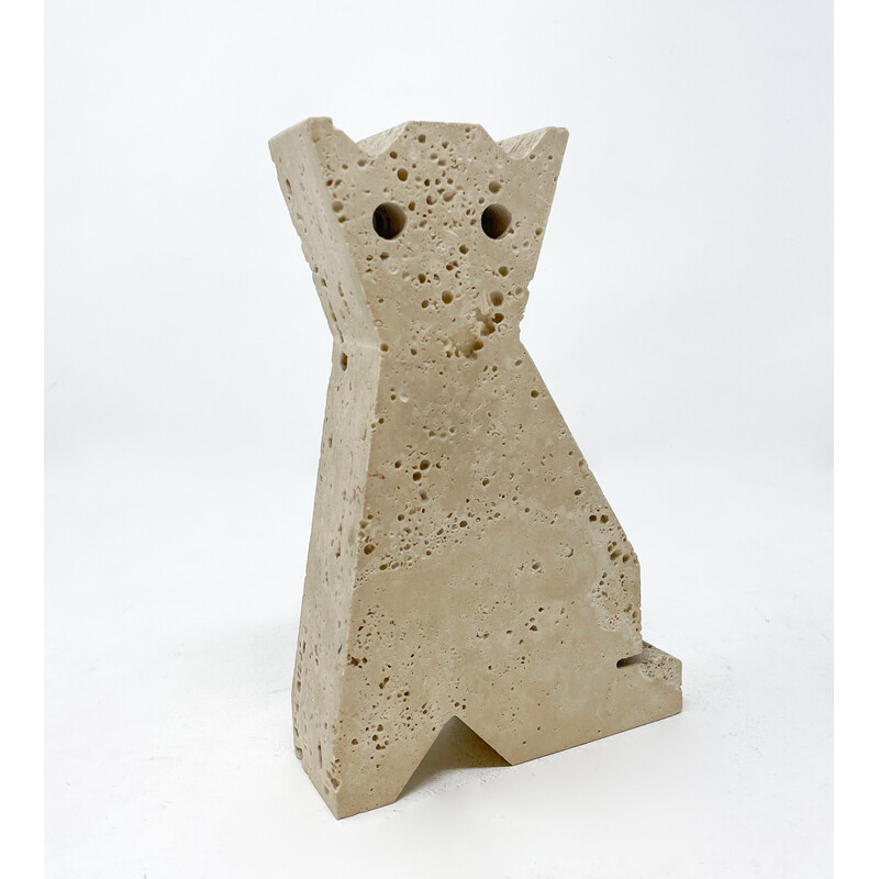 Vintage cat sculpture by Fratelli Mannelli, Italy 1970