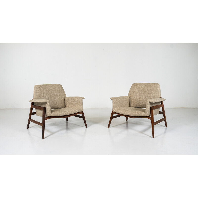 Paar vintage fauteuils, Italië 1960