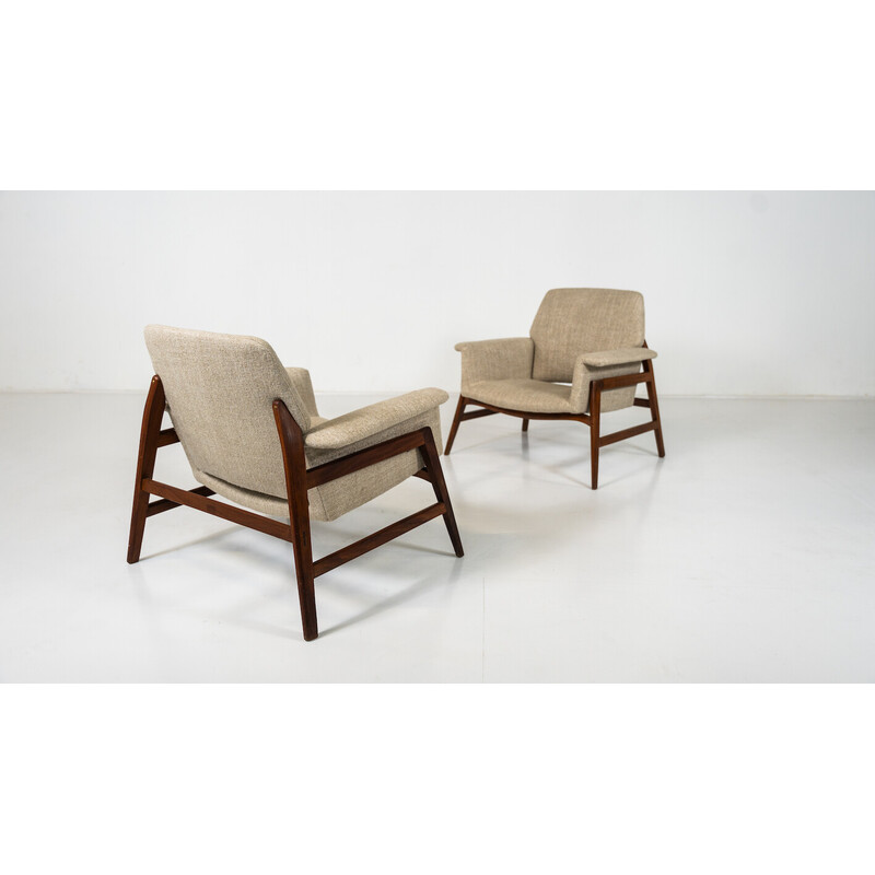 Paar vintage fauteuils, Italië 1960