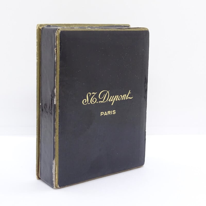 Briquet de luxe vintage avec placage en or jaune pour S.T. Dupont