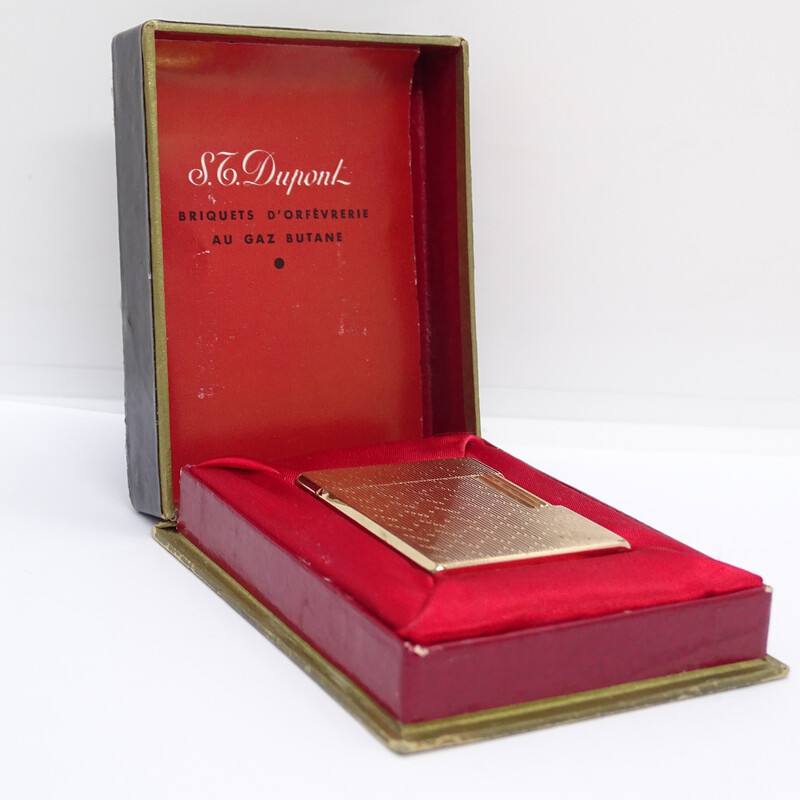 Luxusfeuerzeug mit Gelbgoldbeschichtung für S.T. Dupont