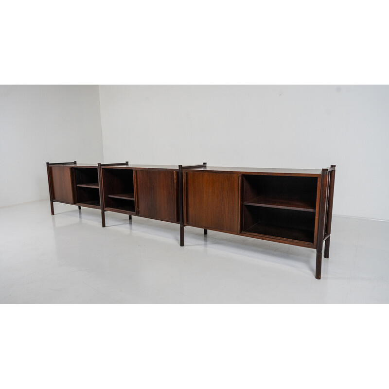 Vintage wooden sideboard by Fukuoh Hirozi for Gavina, 1960