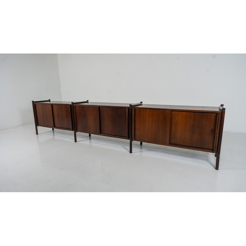 Vintage wooden sideboard by Fukuoh Hirozi for Gavina, 1960