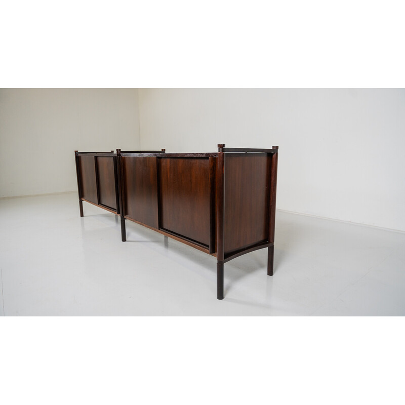 Vintage wooden sideboard by Fukuoh Hirozi for Gavina, 1960