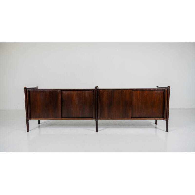 Vintage wooden sideboard by Fukuoh Hirozi for Gavina, 1960