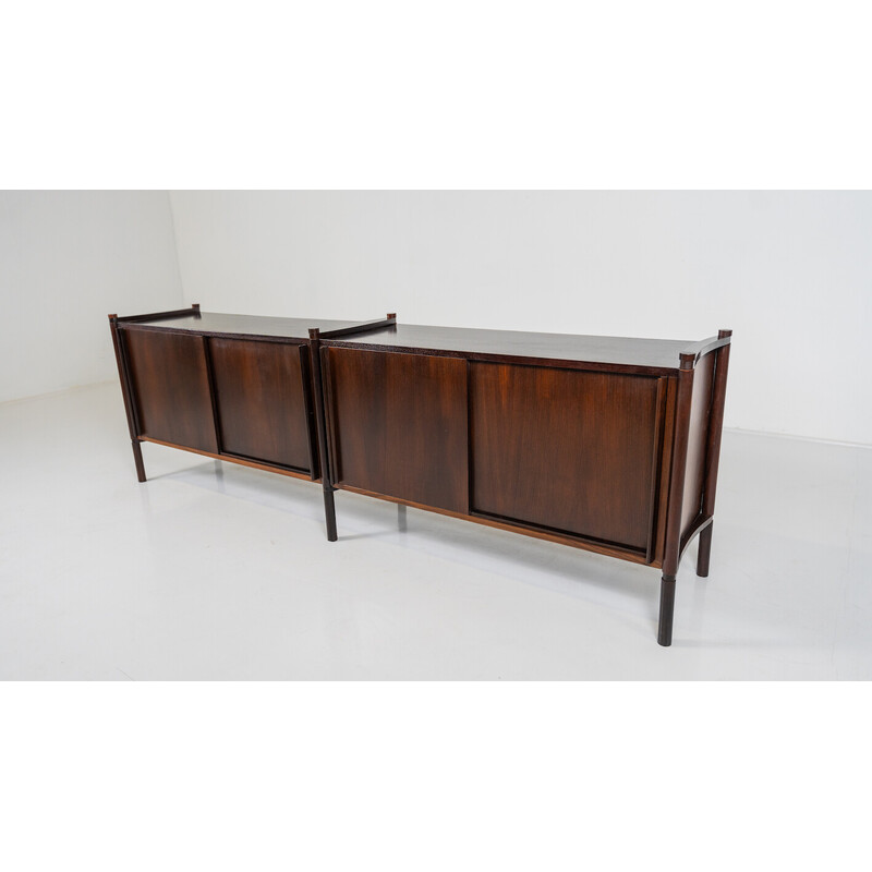 Vintage wooden sideboard by Fukuoh Hirozi for Gavina, 1960