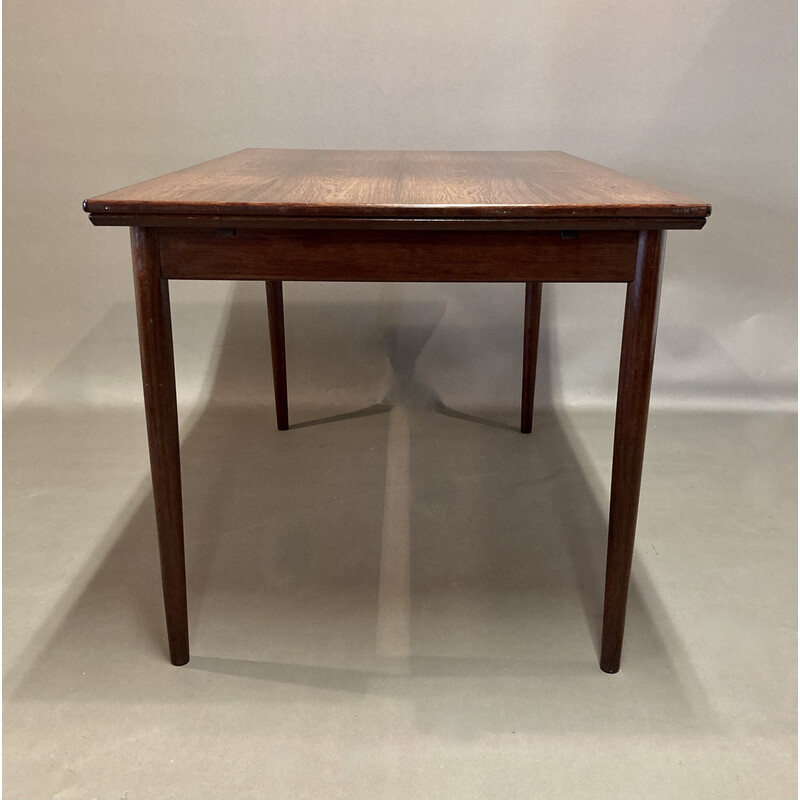 Vintage extendable high table in rosewood, 1950