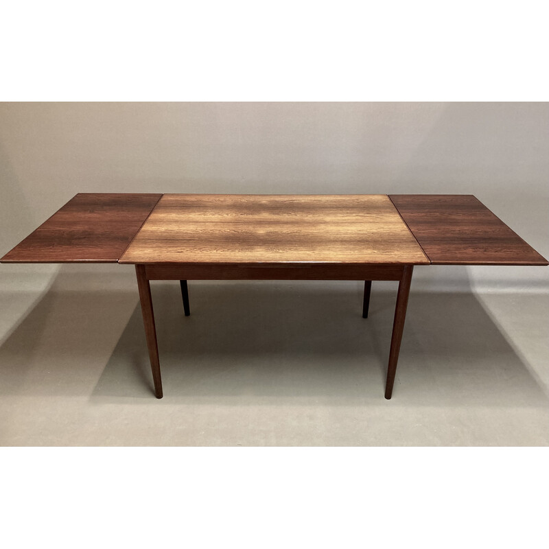 Vintage extendable high table in rosewood, 1950