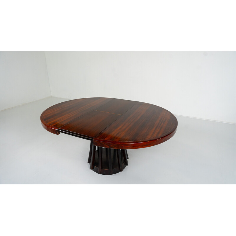 Vintage extendable dining table by Angelo Mangiarotti, Italy 1970