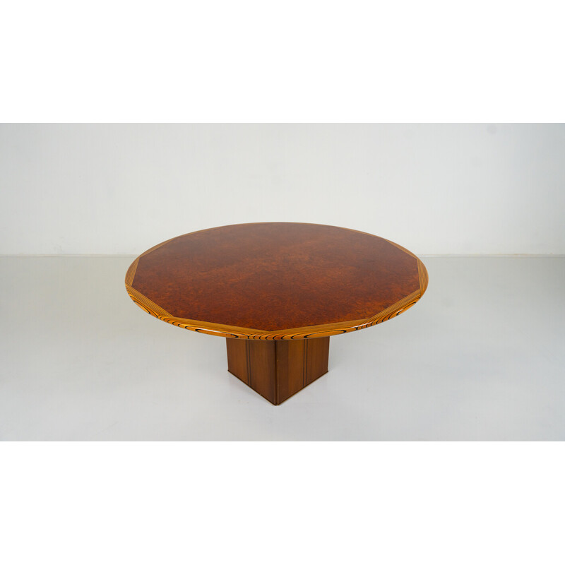 Vintage Maxalto Artona round table by Afra and Tobia Scarpa, Italy 1970