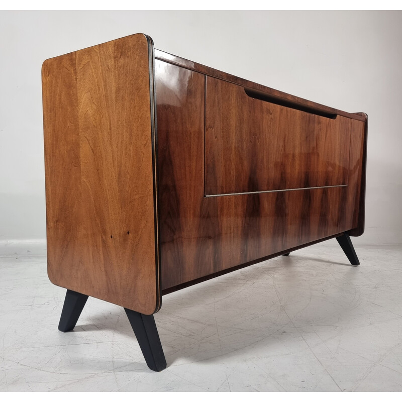 Vintage walnut chest of drawers, 1970