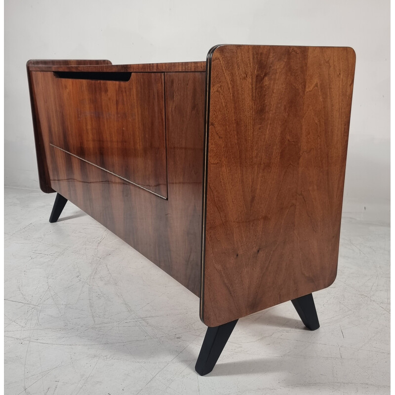 Vintage walnut chest of drawers, 1970