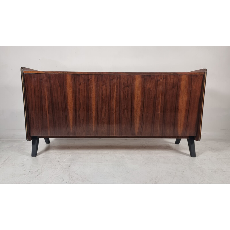Vintage walnut chest of drawers, 1970