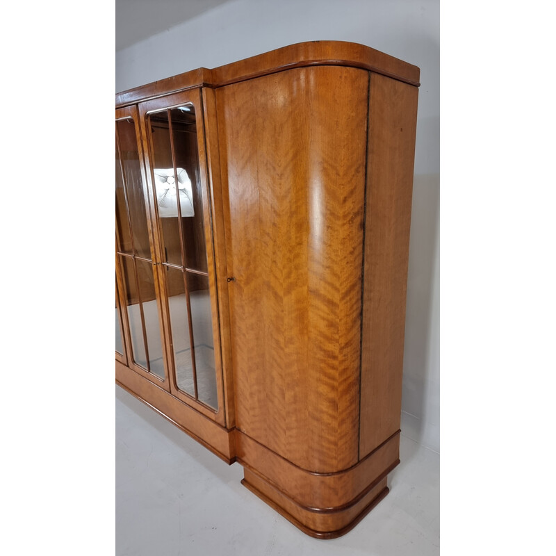 Large Vintage Art Deco bookcase, 1950