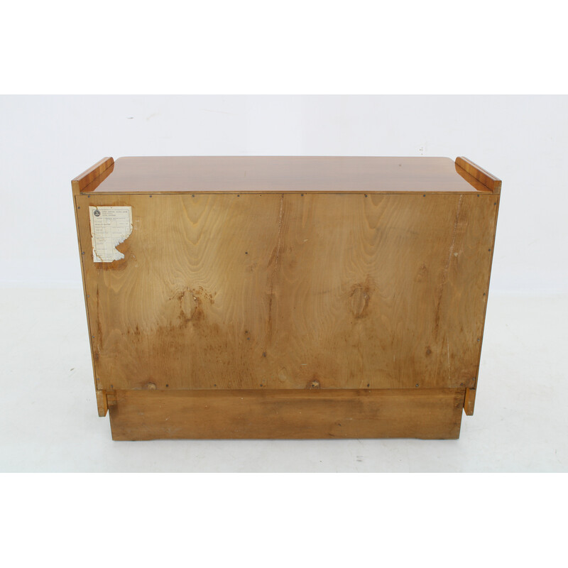 Vintage chest of drawers in walnut finish for Tatra, Czechoslovakia 1960