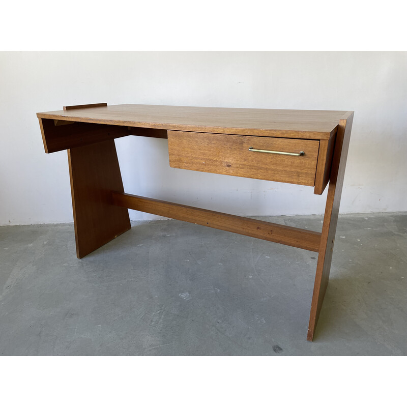 Vintage mahogany desk, 1960