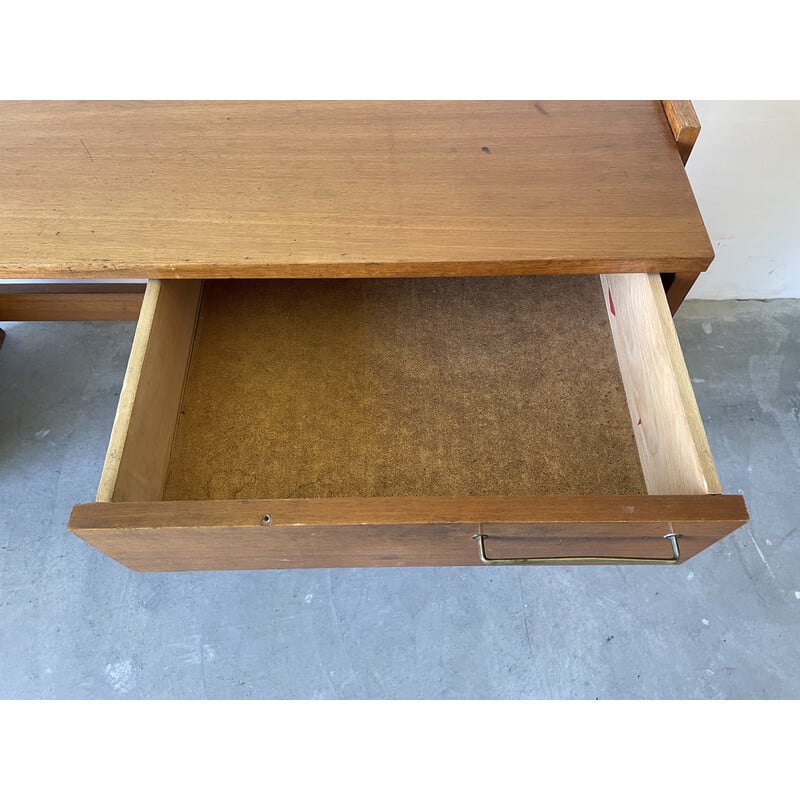 Vintage mahogany desk, 1960