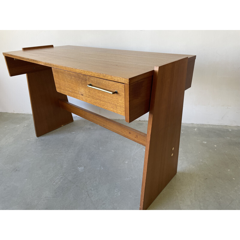 Vintage mahogany desk, 1960