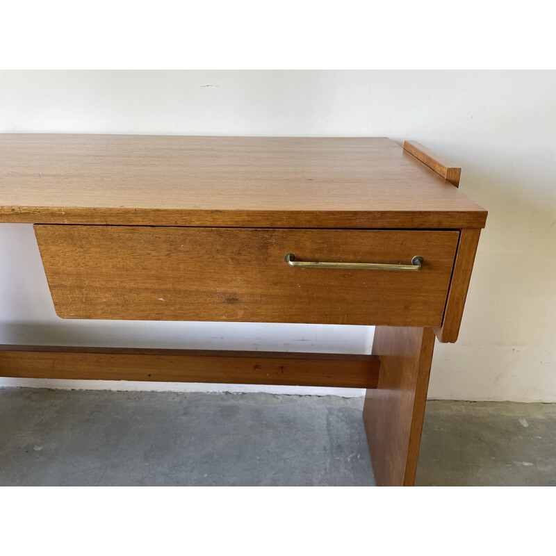 Vintage mahogany desk, 1960