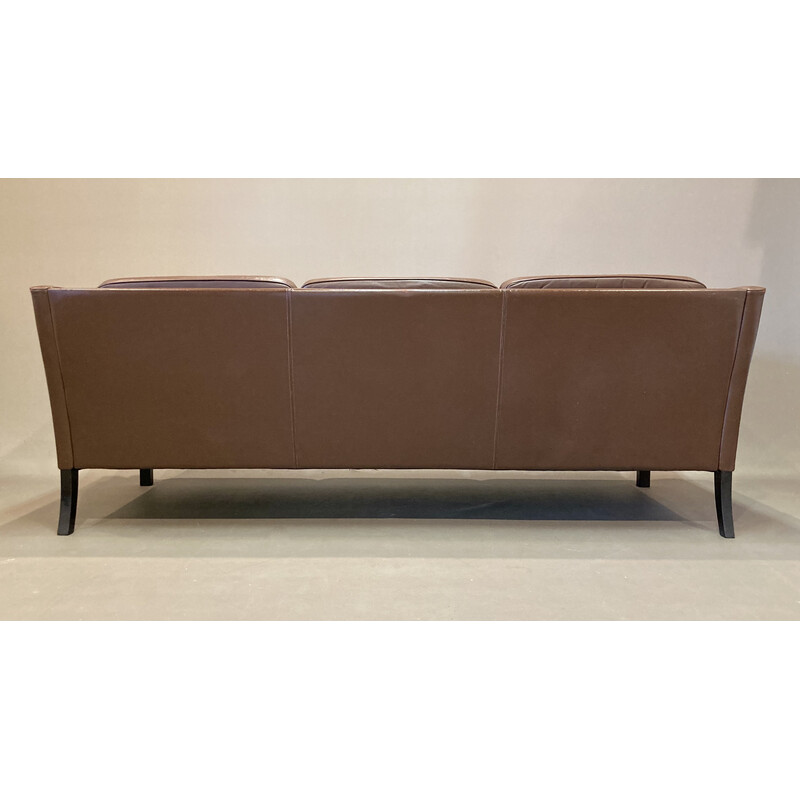 Vintage 3-Sitzer-Sofa aus Leder, 1960