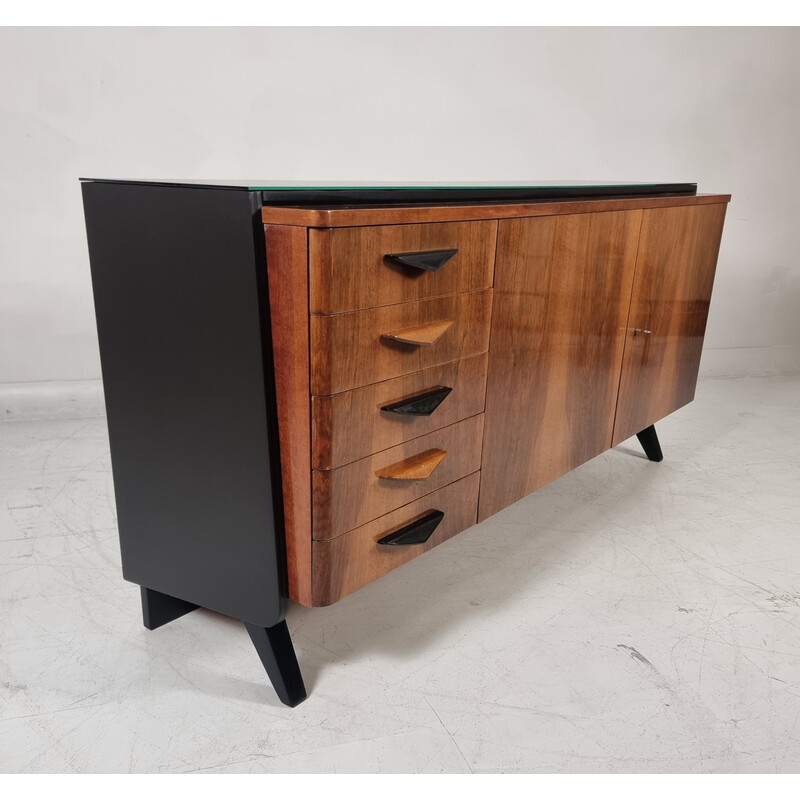 Vintage walnut chest of drawers, 1970