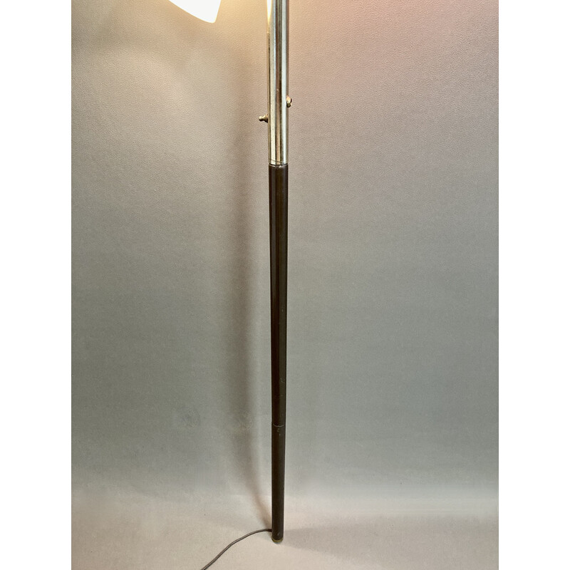 Lámpara de pie vintage de metal, 1950