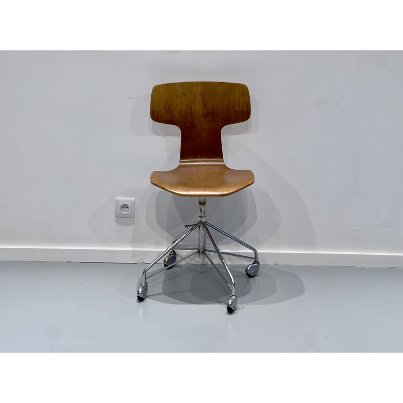 Vintage-Drehstühle Modell 3113 von Arne Jacobsen für Fritz Hansen, 1960