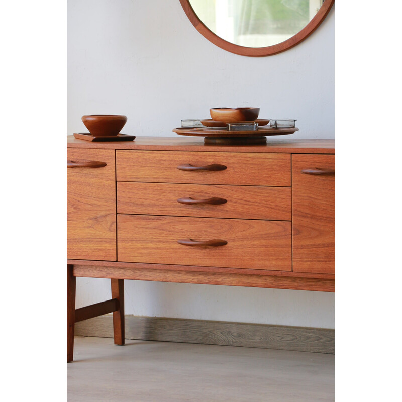 Vintage solid teak sideboard for Avalon, England 1960