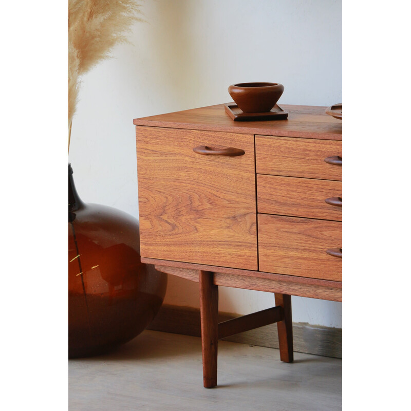 Vintage solid teak sideboard for Avalon, England 1960