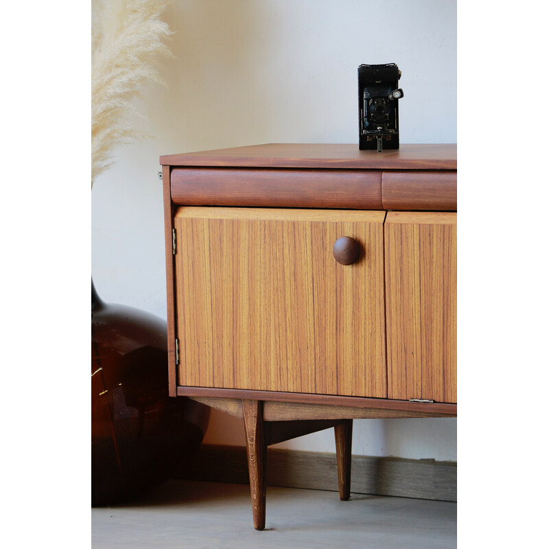 Vintage teak and zebrano sideboard for Elliots Of Newbury, 1960