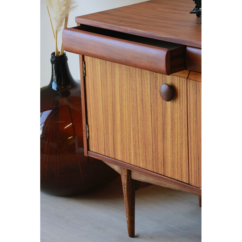 Vintage teak and zebrano sideboard for Elliots Of Newbury, 1960