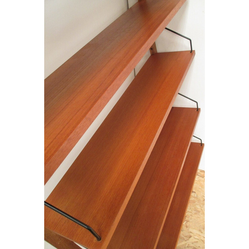 5 level wall shelf by Poul Cadovius for Royal System - 1960s