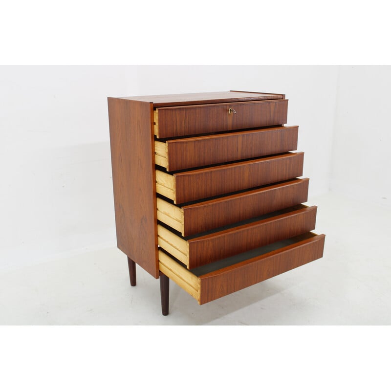 Vintage teak chest of drawers, Denmark 1960