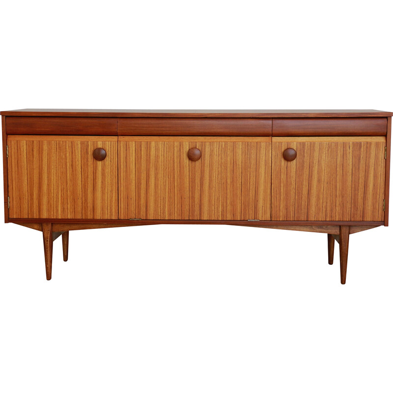 Vintage teak and zebrano sideboard for Elliots Of Newbury, 1960