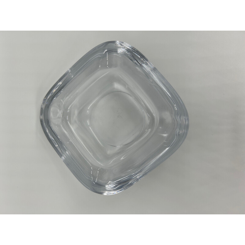 Cinzeiro de cristal vintage, 1970