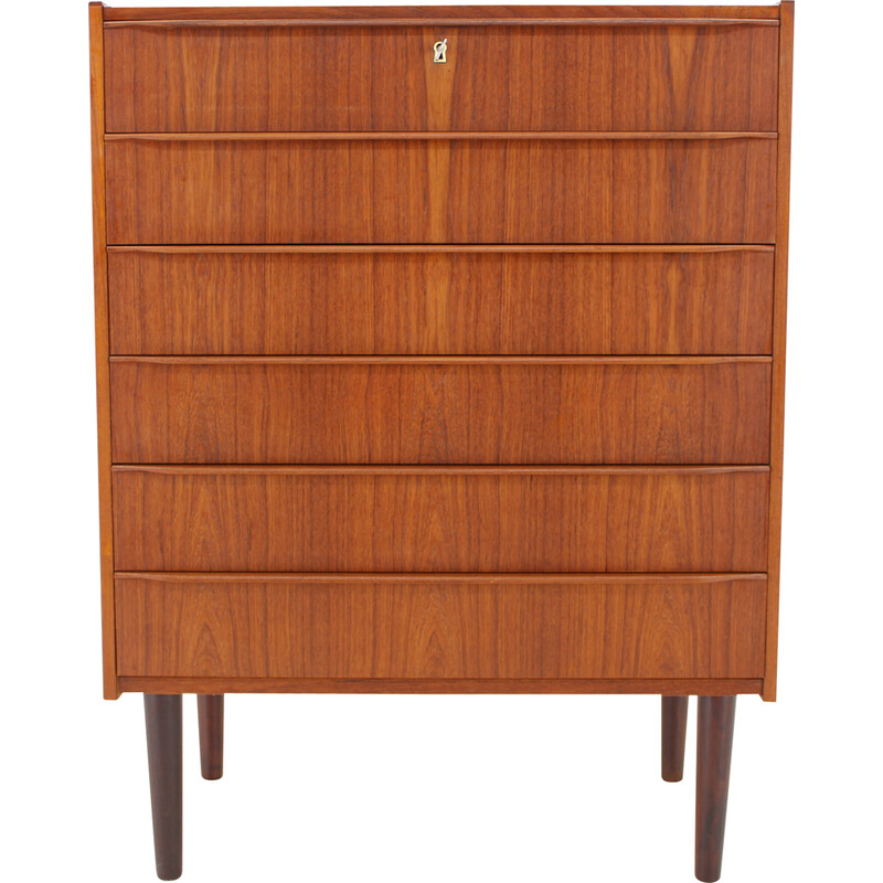 Vintage teak chest of drawers, Denmark 1960