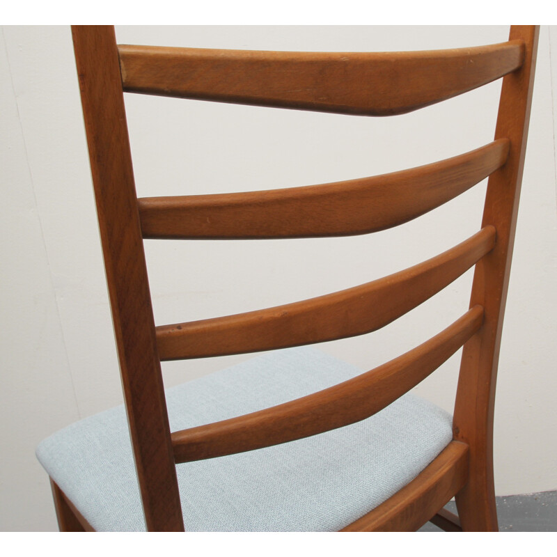 Set of 4 dining chairs in beechwood - 1950s