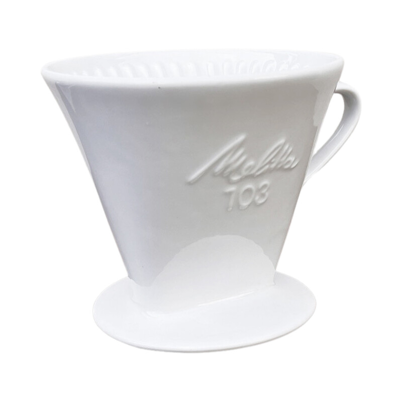 Vintage "Melitta 103" porcelain drip filter by Melitta Bentz, Germany 1970