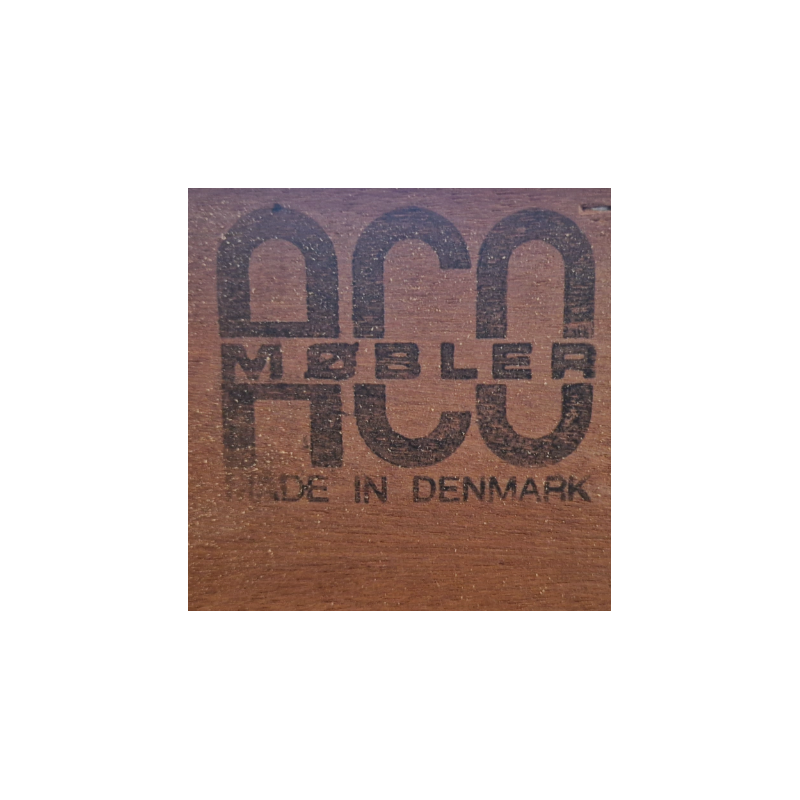 Pasarela vintage de teca de Axel Christensen para Aco Mobler, Dinamarca Años 60