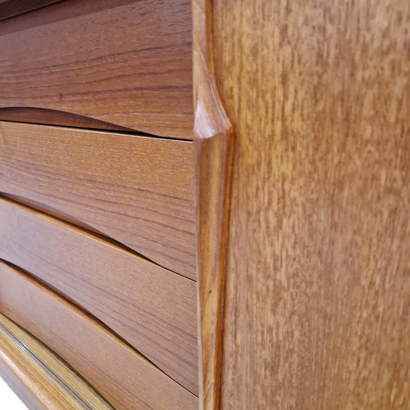 Vintage teak sideboard by Axel Christensen for Aco Mobler, Denmark 1960