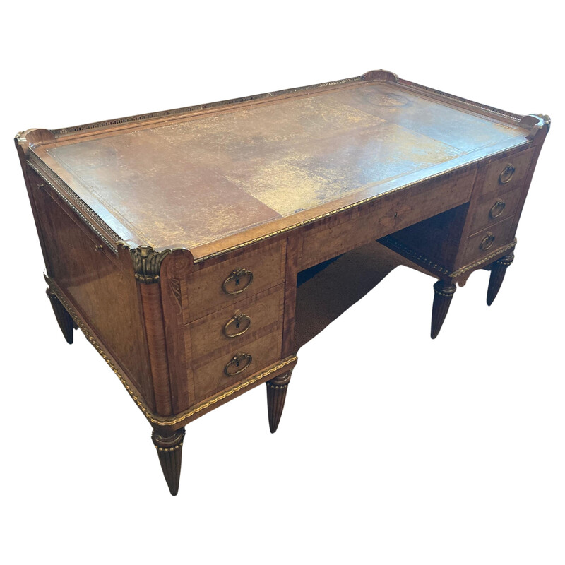 Vintage Art Deco desk by Dufrene Maurice