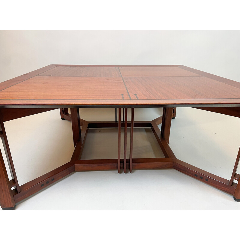 Table basse vintage Decoforma carrée pour Schuitema, 1980