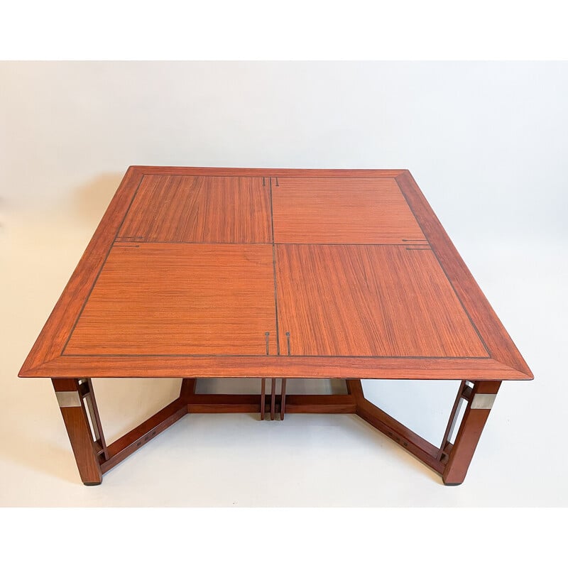 Vintage Decoforma vierkante salontafel voor Schuitema, 1980
